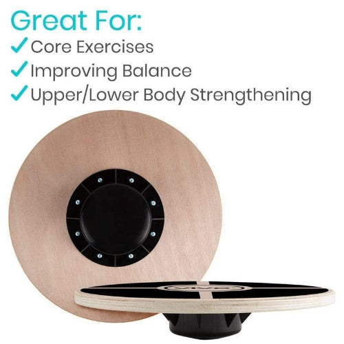 Vive Health Wooden Balance Disc