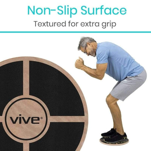 Vive Health Wooden Balance Disc