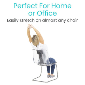 Vive Health Multi-Level Grooved Back Stretcher for Pain Relief and Lumbar Support Hover