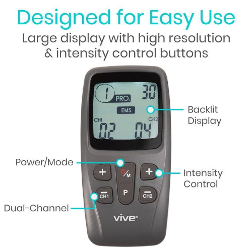 Vive Health Electrical Muscle Stimulation TENS Unit