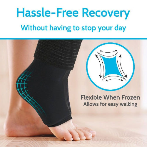 Vive Health Hot and Cold Ankle Sleeve for Pain Relief and Support