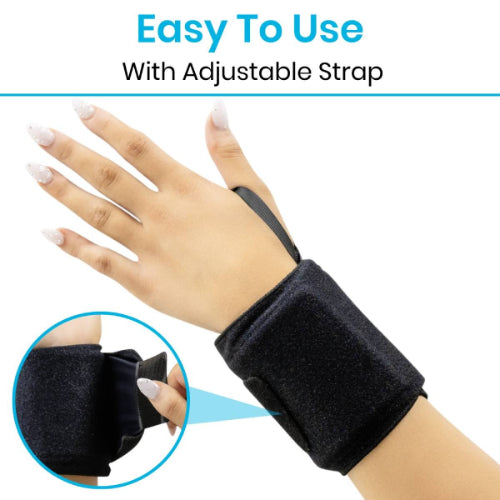 Vive Health Adjustable Hot and Cold Wrist Wraps, Therapy for Pain Relief and Support