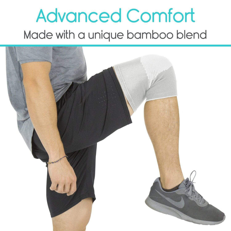 Vive Health Bamboo Knee Sleeves, Small, Pair