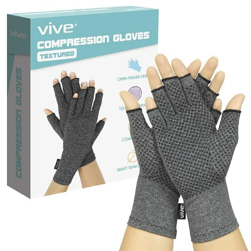 Vive Health Arthritis Gloves, Gray