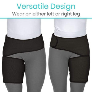 Vive Health Groin Brace, Black, Large Hover