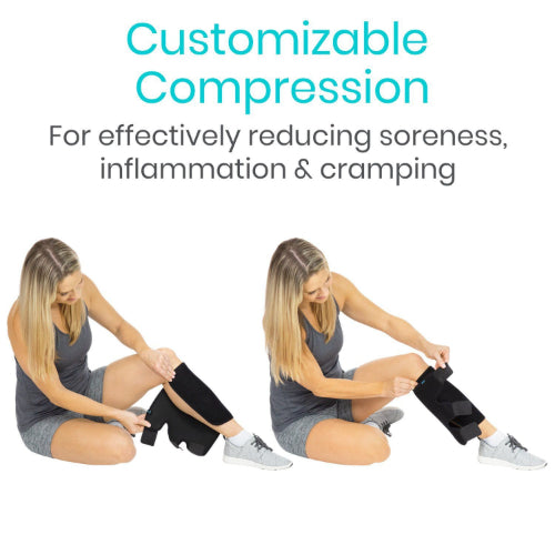 Vive Health Compression Calf Brace, Left/Right, Pack of 2