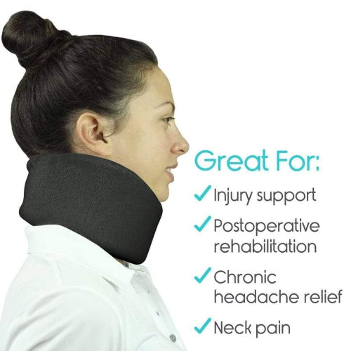 Vive Health Cervical Collar Neck Brace Thin for Pain Relief and Neck Support