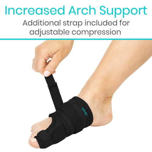 Vive Health Bunion Splint, Black, Pair