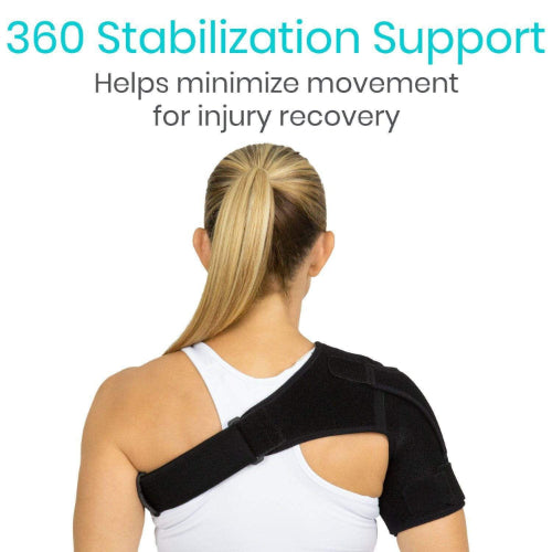 Vive Health Shoulder Support Brace, Large, Black