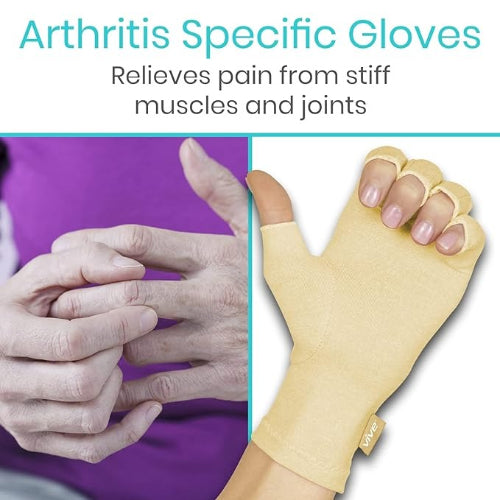 Vive Health Arthritis Gloves, Beige