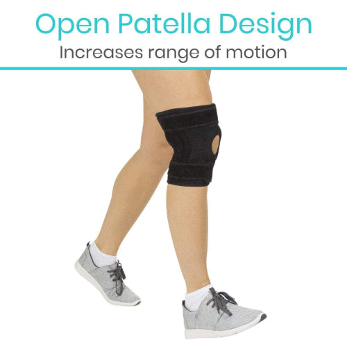 Vive Health Knee Brace, Low-Profile Open Patella