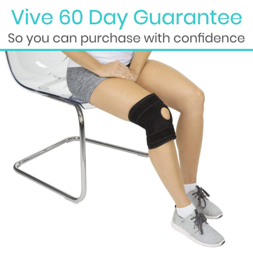 Vive Health Knee Brace, Low-Profile Open Patella