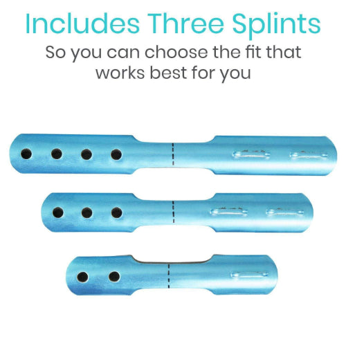 Vive Health Aluminum Finger Splints, 3 Pack