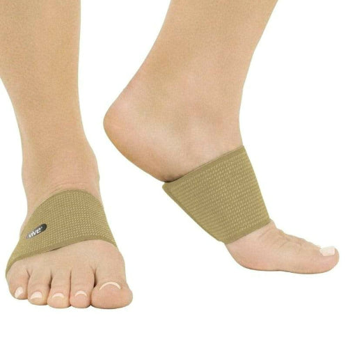 Vive Health Adjustable Arch Sleeve in Beige for foot support