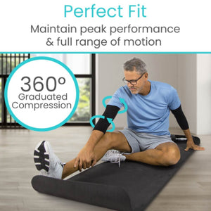 Vive Health Elbow Compression Sleeve Black, Extra Large Hover