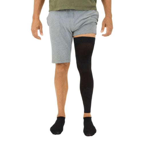 Vive Health Leg Compression Sleeve Black, Medium