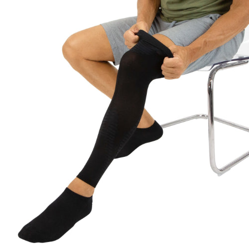 Vive Health Leg Compression Sleeve Black, Medium