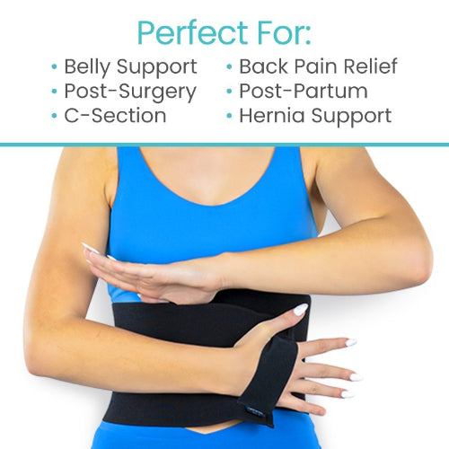 Vive Health Bariatric Abdominal Binder 2 Panel for Targeted Support and Comfort