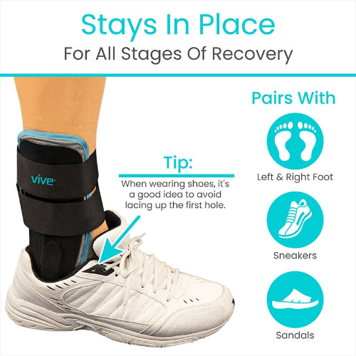 Vive Health Air and Gel Ankle Stirrup for Pain Relief