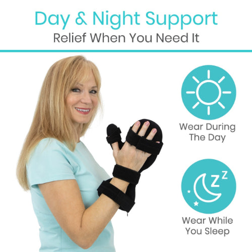 Vive Health Resting Hand Splint, Black