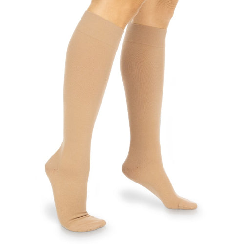 Vive Health Knee-High Compression Stockings, 30-40mmHg, Provide Leg Pain Relief, Improve Circulation and Comfort. Moovkart