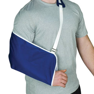 Blue Jay Universal Arm Sling with Shoulder Comfort Pad, Blue