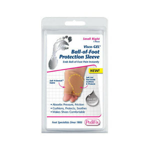 PediFix Visco-GEL Ball-of-Foot Protection Sleeve, Large, Left