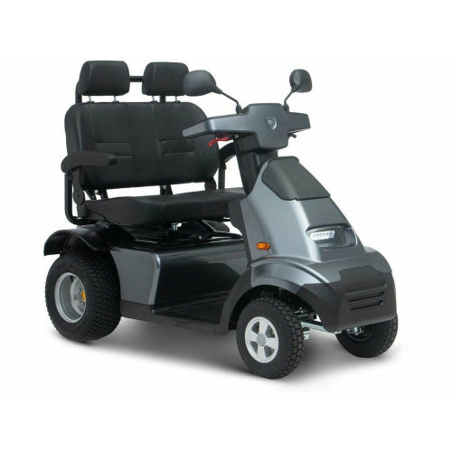 Afikim Afiscooter S4 All Terrain Grand Touring Dual Seat, 4 Wheel Electric Mobility Scooter