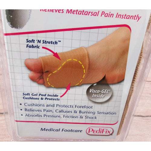 Pedifix Visco-GEL Ball-of-Foot Protection Sleeve, Large, Right