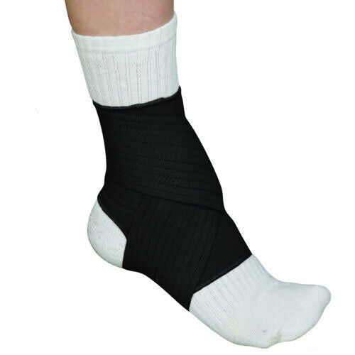 Blue Jay Adjustable Ankle Wrap Black, Medium, 8 - 9 Inches