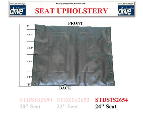 Drive Medical Seat Upholstery 24 Inches for model 20959C, Moovkart